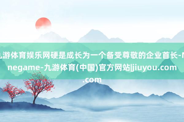 九游体育娱乐网硬是成长为一个备受尊敬的企业首长-Ninegame-九游体育(中国)官方网站|jiuyou.com