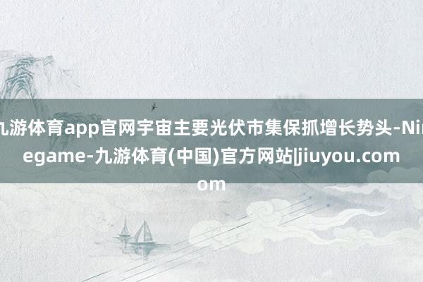 九游体育app官网宇宙主要光伏市集保抓增长势头-Ninegame-九游体育(中国)官方网站|jiuyou.com